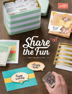 stampin up 2015-2016 annual idea book and catalog cardmaking products and supplies