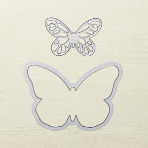 stampin up bold butterfly framelits dies