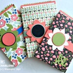 stampin up pretty petals designer series paper treat bags
