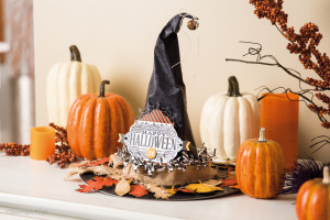 witch hat witching decor project kit stampin up