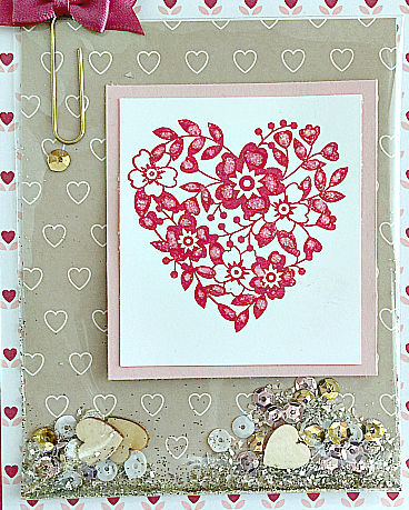 stampin up love blossoms embellishment it shaker card