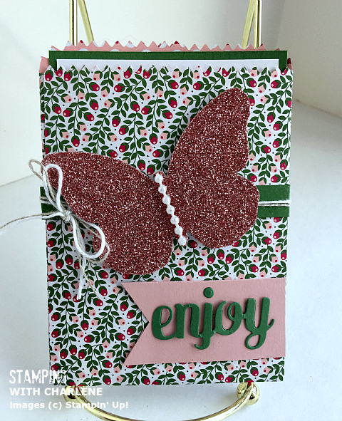 stampin up love blossoms valentines card