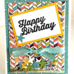 how to make shaker card filler with itty bitty accents punches from stampin up