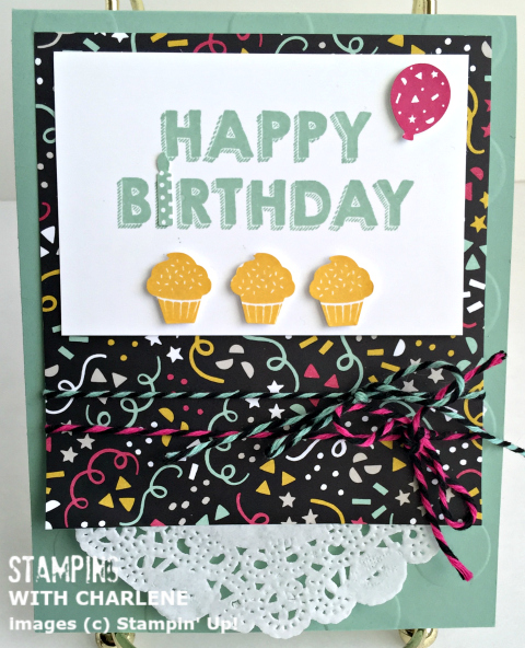 stampin up party wishes stamp set