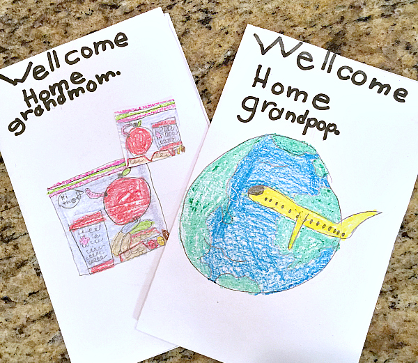 diy welcome home cards