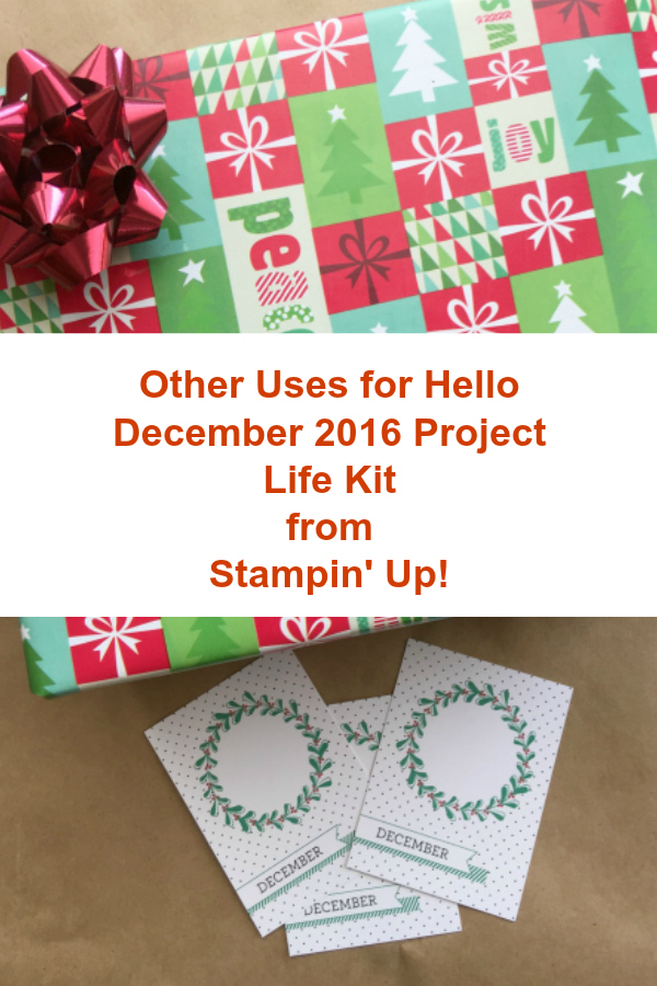 other uses for project life kits
