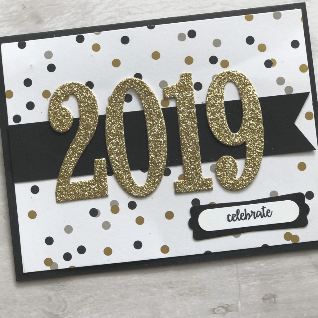 stampin up new years card