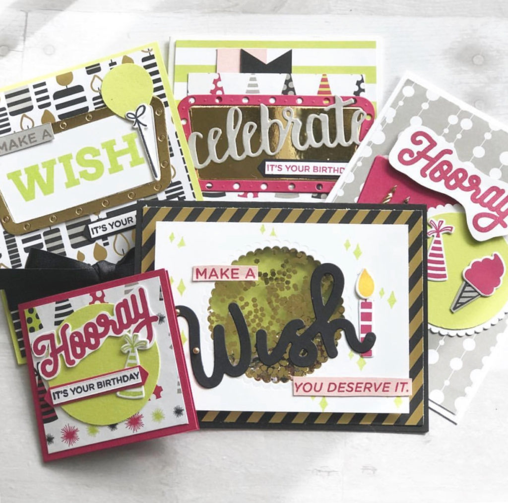 birthday cards by stampin up