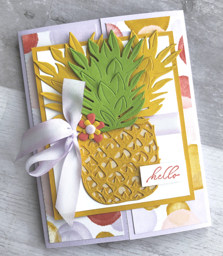 timeless tropical stampin up cards