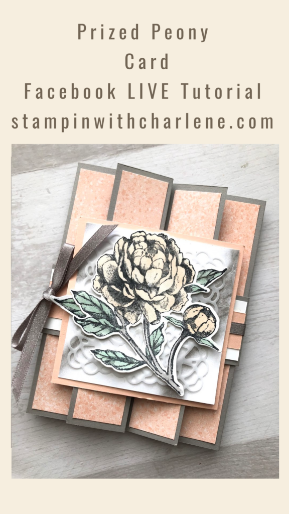 prized peony card class in the mail