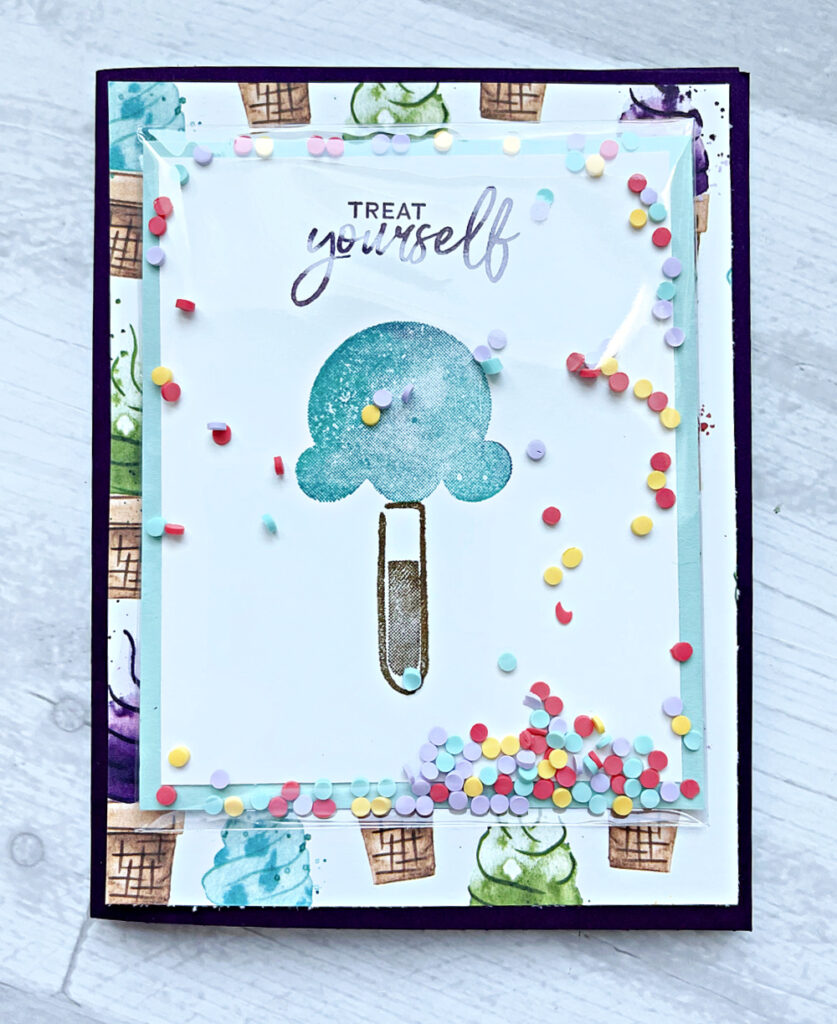 stampin up sweet ice cream card class in the mail