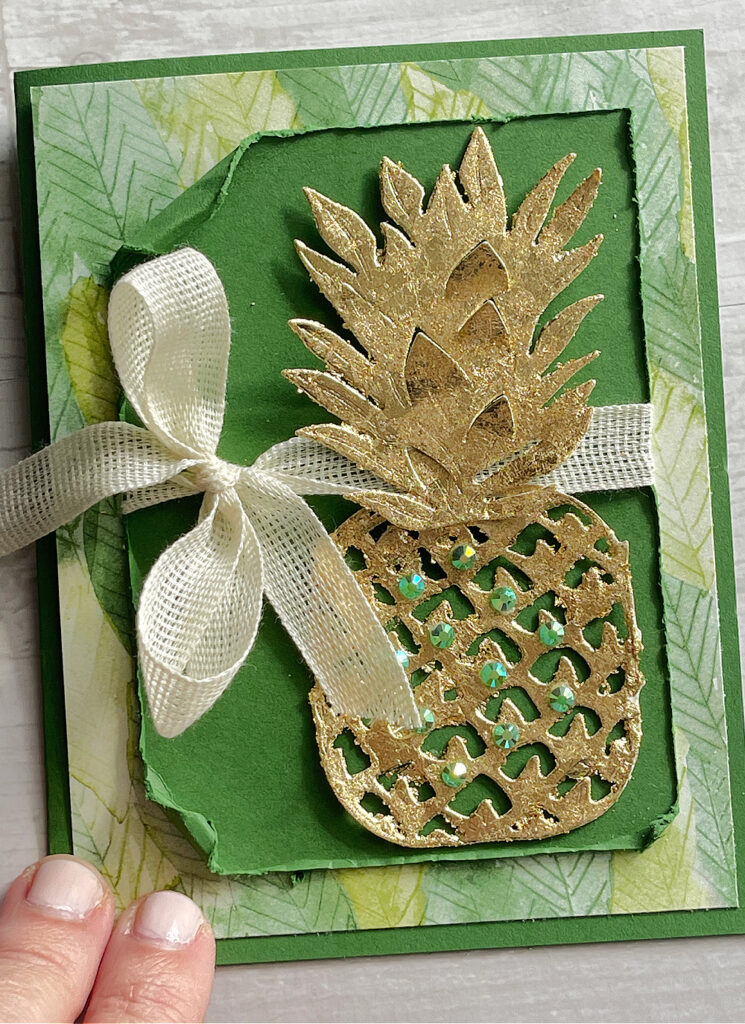 how to use gilded leafing with adhesive sheets