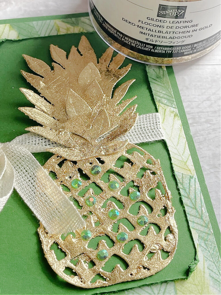 how to use gilded leafing with adhesive sheets