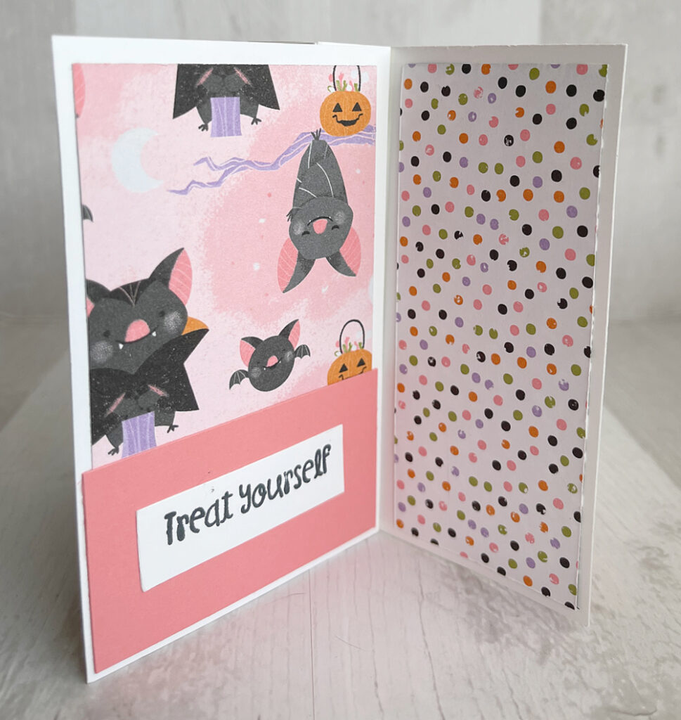 pinwheel fun fold card tutorial stampin up cutest halloween bundle