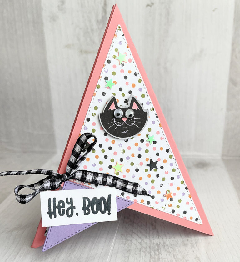 Tent Card Fun Fold Card - Stamping with Charlene