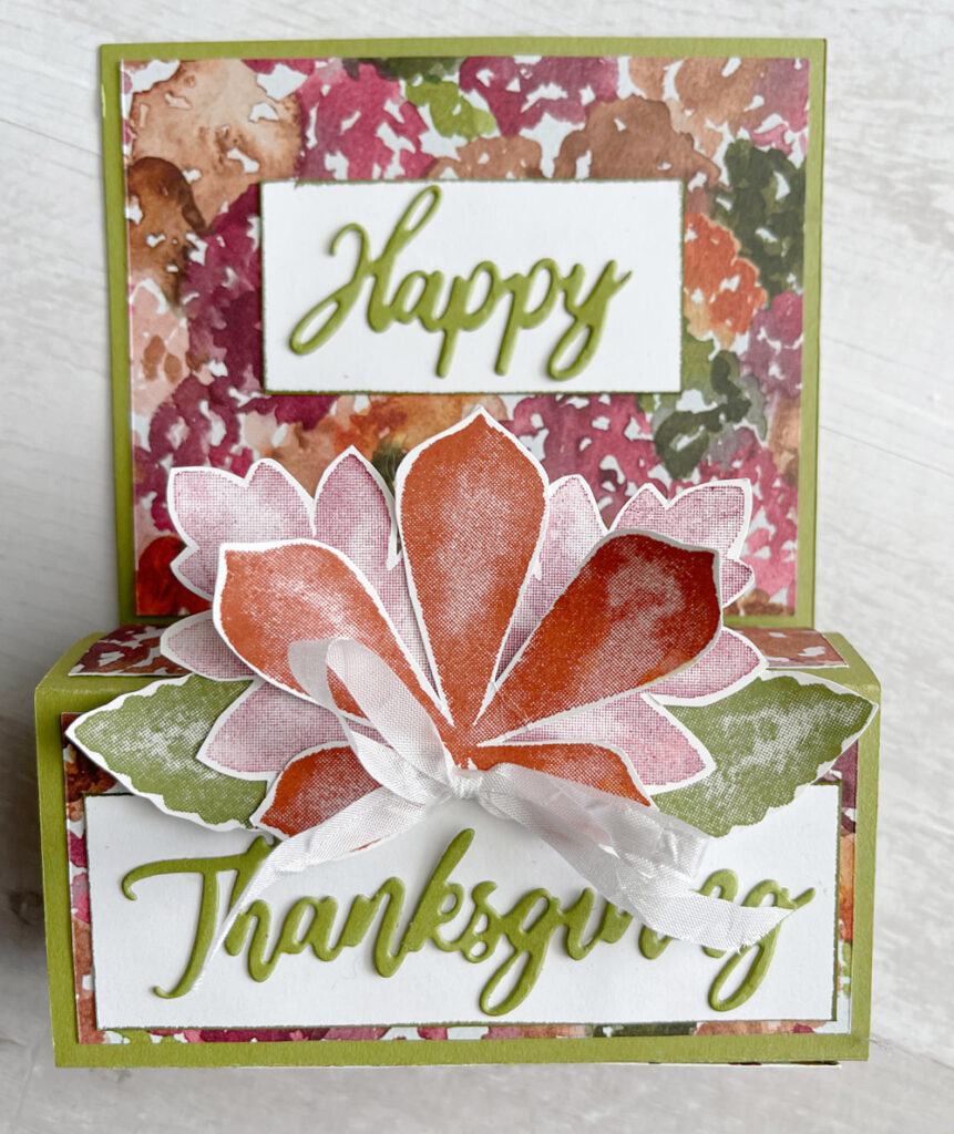 stampin up seasonal sale word wishes dies thanksgiving day card