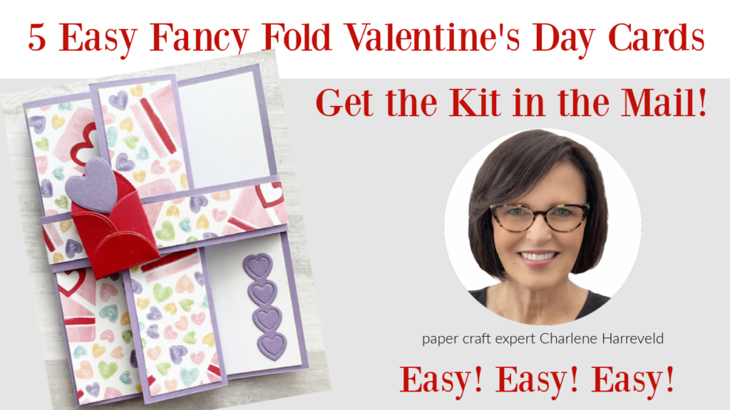 5 easy fancy fold valentine's day cards