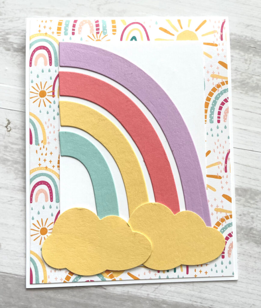 rainbow of happiness rainbow greeting card