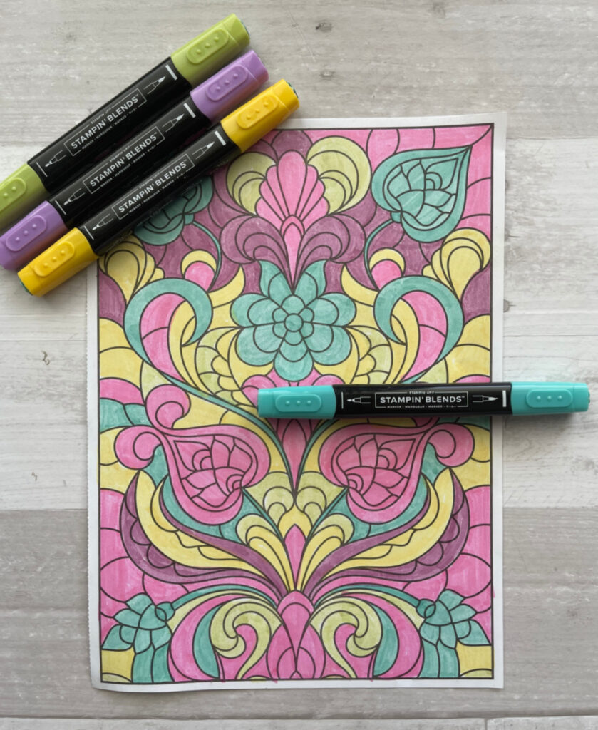 adult coloring techniques stampin up stampin blends