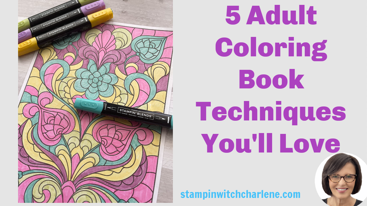 New Host Code and Coloring Book Techniques! - Stamping with Charlene
